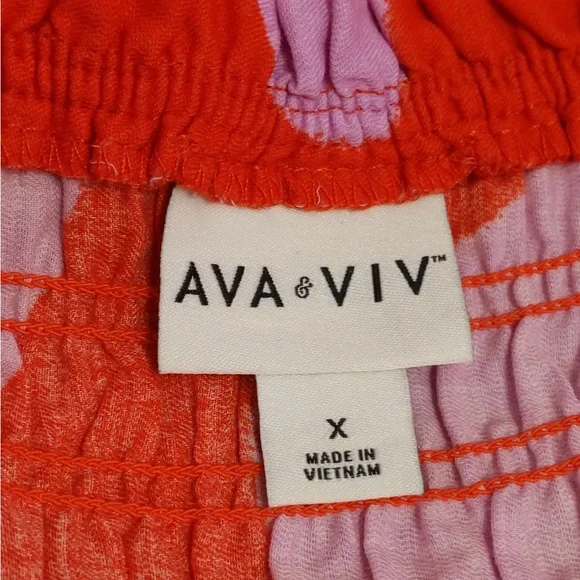 3x 👯♀️Host Pick⚡️Ava & Viv Smocked Peplum Sleeveless Top - Picture 6 of 10